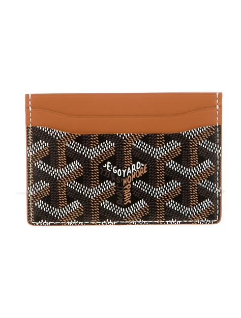 goyard card holder brown|goyardine card holder 2022.